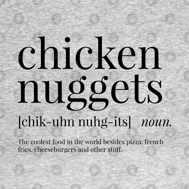 Chicken Nuggets Definition by definingprints